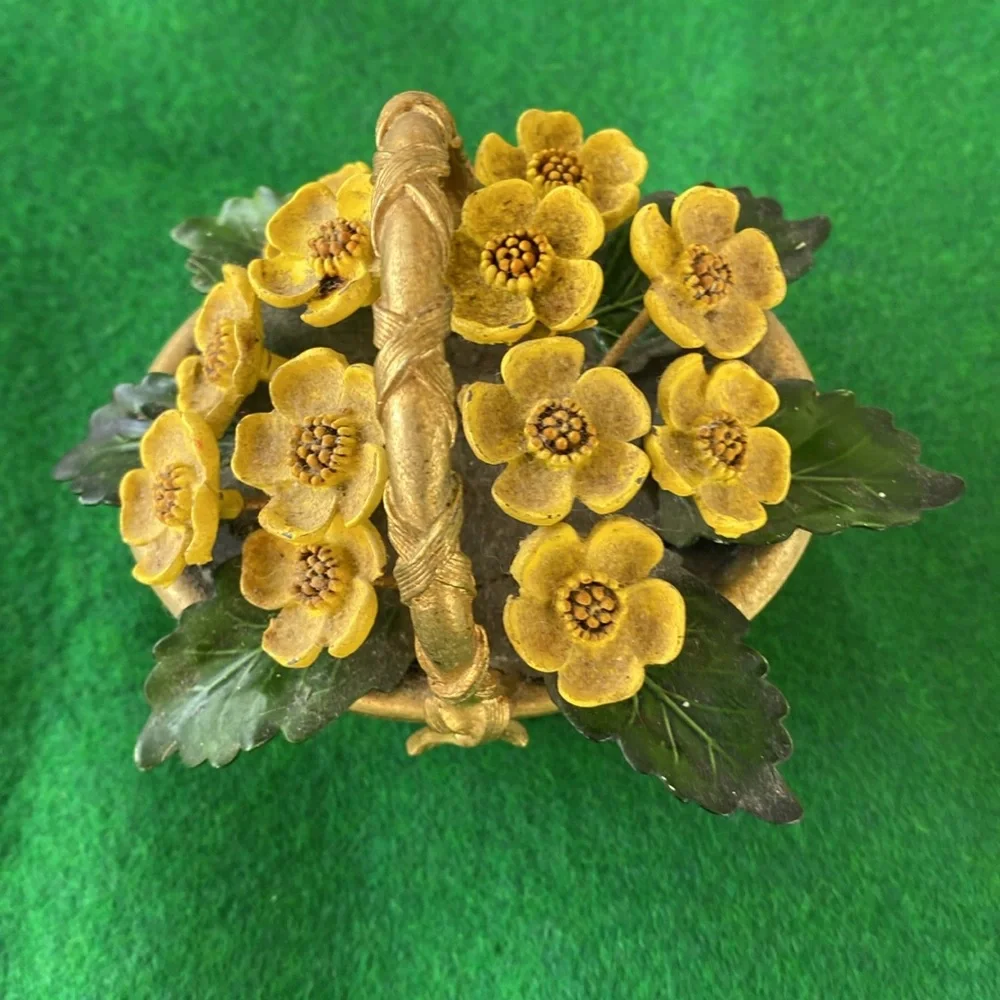 Gorham Jane Hutcheson Brass Floral Sculpture Vintage
